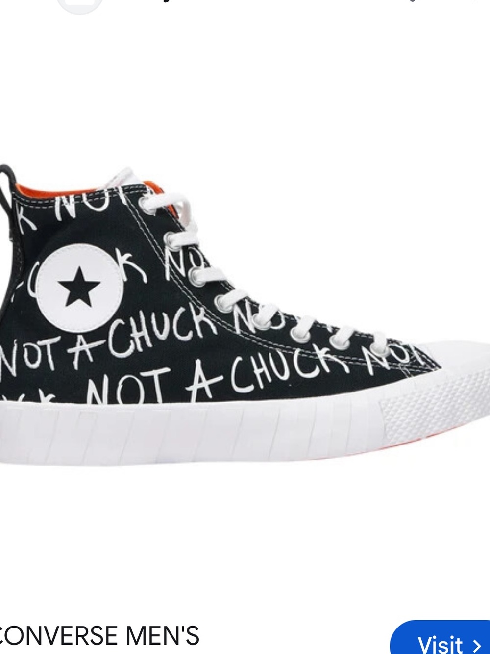 Converse youth Black High-Top Sneakers size 6.5